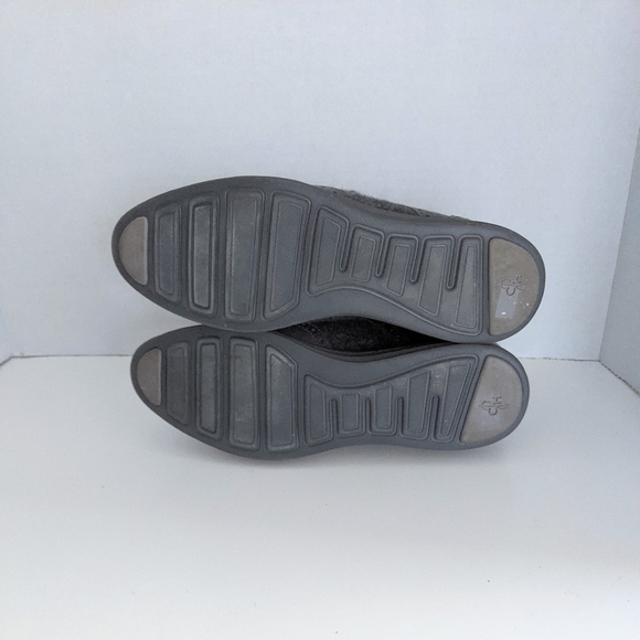 NWOT Cole Haan Lunargrand wool leather oxford sneakers gray - Picture 3 of 4